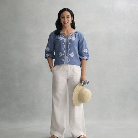 Liz Claiborne Pearl Bucket Womens Bucket Hat, One Size , Straw - Picture 2 of 2